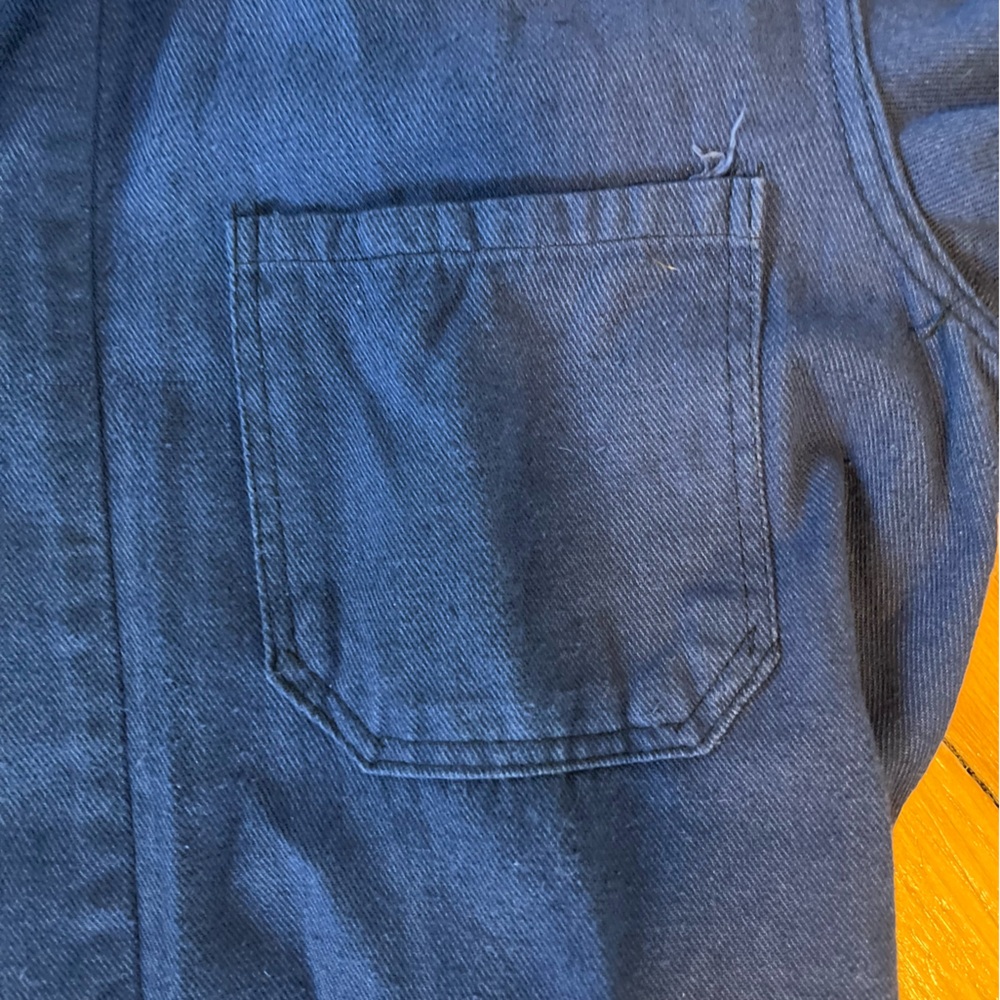 Authentic French chore jacket purchased in Paris. Soft cotton - Picture 6 of 7